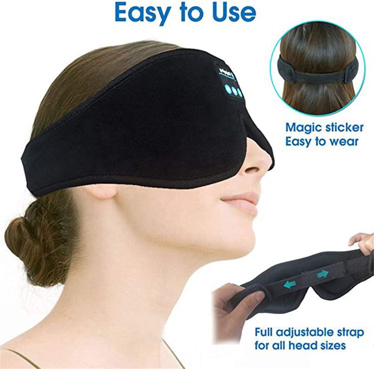 navor for Bluetooth Sleep Headphones Eye Mask with HD Stereo Wireless Audio