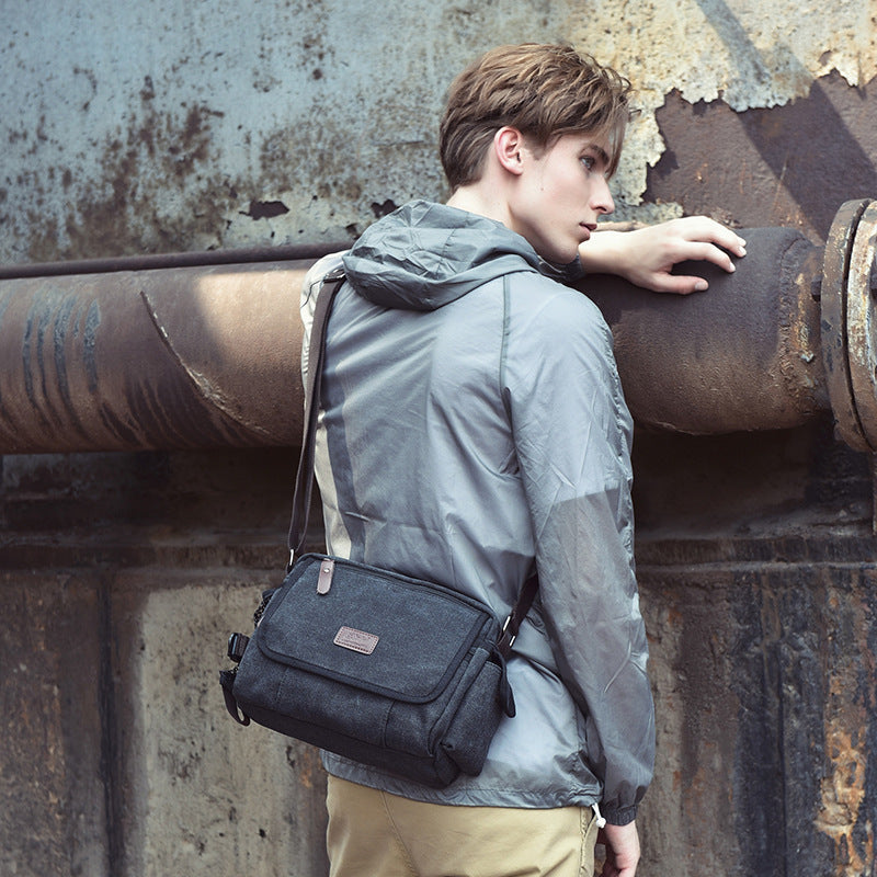 Men's Small Vintage Multipurpose Messenger Bag