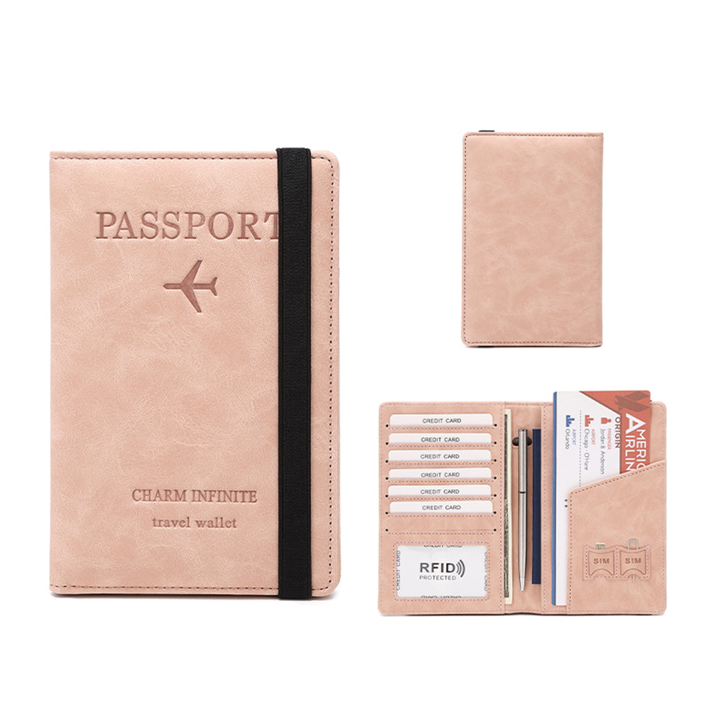 navor PU Leather Passport / Travel Document Holder