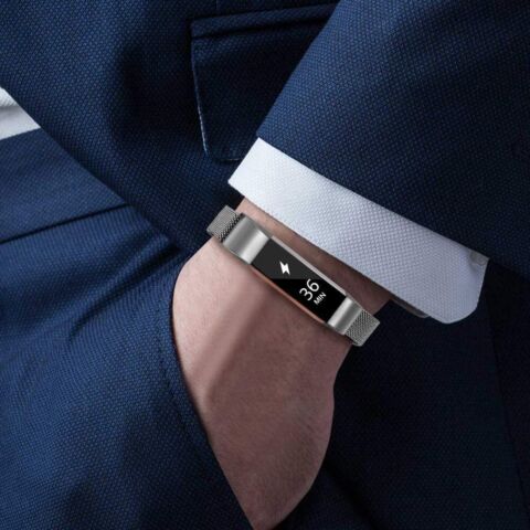For Fitbit Alta HR Stainless Milanese Magnetic Wrist Strap Lite Smart Watch Band