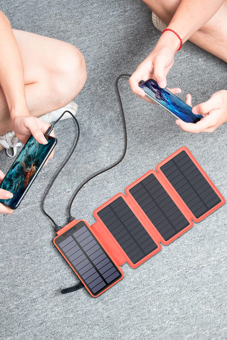 20000mAh Solar Portable Power Bank Dual 2.1A Outputs Waterproof External Battery Pack - NAVOR