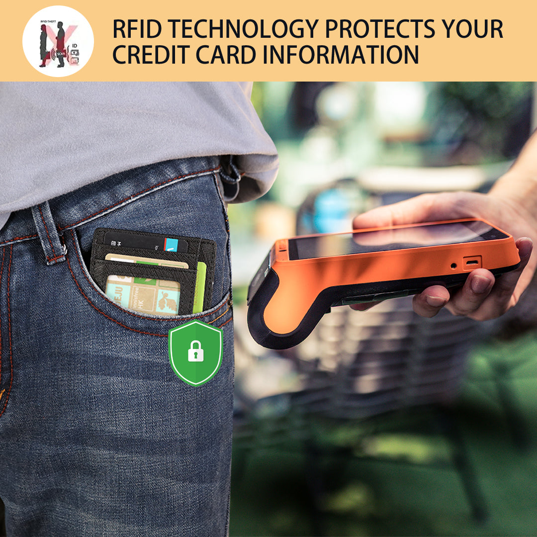 Slim Minimalist RFID Blocking Leather Wallet - NAVOR