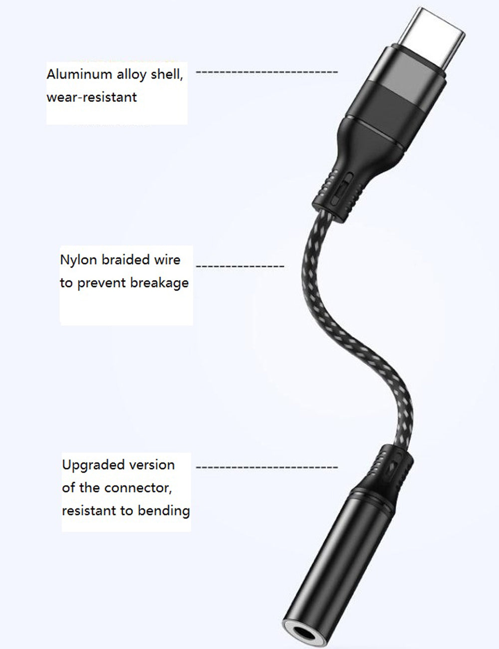 navor USB C to 3.5mm Headphone Jack Adapter Cable - NAVOR