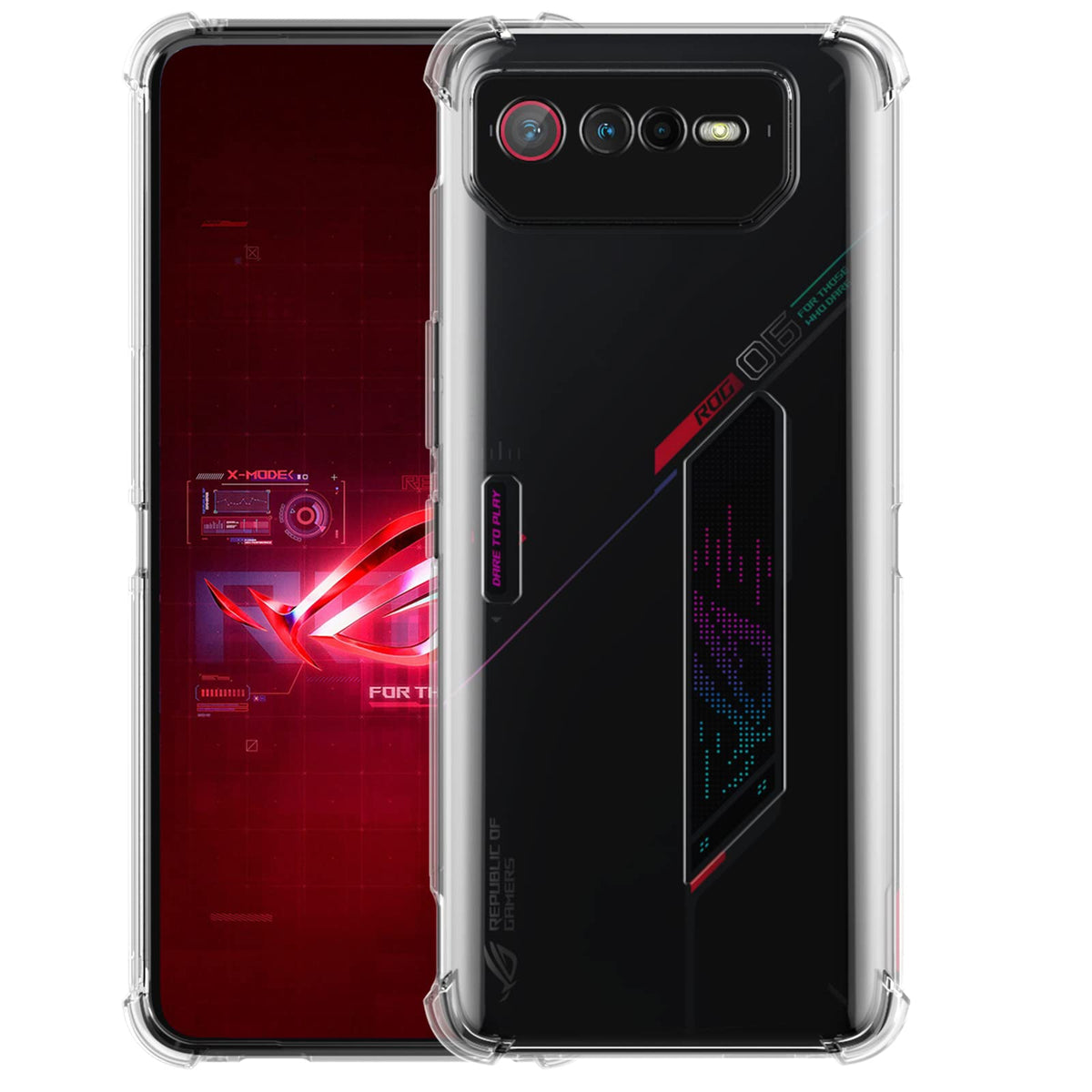 Clear Protective Phone Case for ASUS ROG Phone 6 2022, Slim TPU