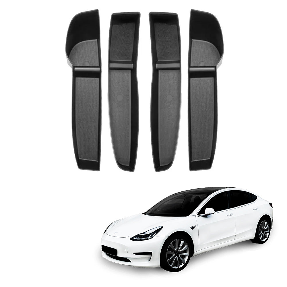 navor Door Side Tray Organizer for Tesla -4 Pieces