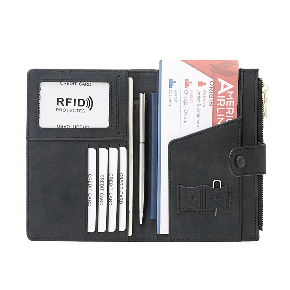navor PU Leather Passport / Travel Document Holder