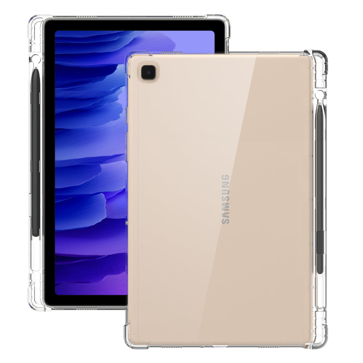 navor Galaxy Tab A7 Lite 8.7” 2021 Clear Case with Pencil Holder