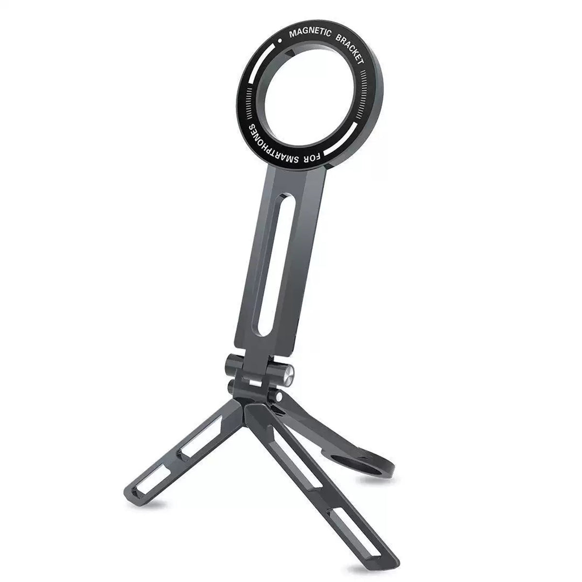 navor Magnetic Phone Tripod Stand for MagSafe, Foldable Aluminum Grip