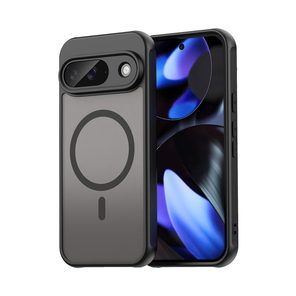 Navor Magnetic Case for Google Pixel 9 2024 with Screen Protector, Shockproof case- Black (Copy)