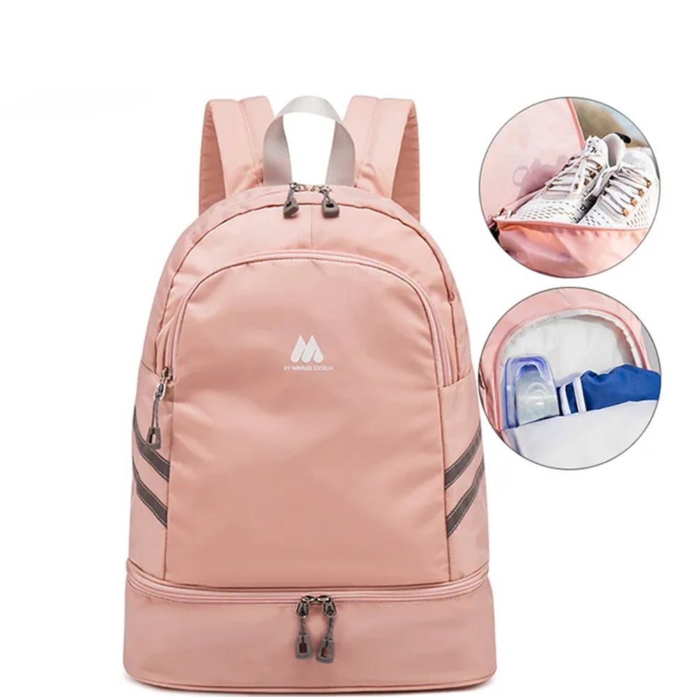 navor Women's Waterproof Multi-Functional Backpack with Shoe Compartment