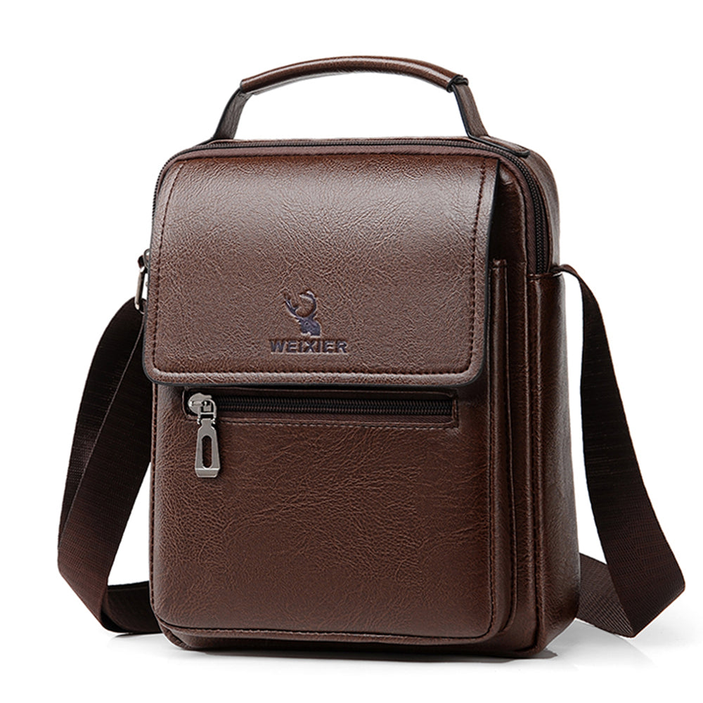 navor Men's Small Multipurpose PU Leather Shoulder/ Messenger Bag