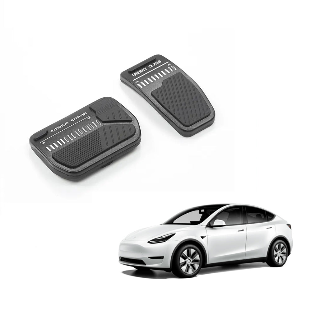 navor Aluminum Anti-Slip Pedal Covers for Tesla Model 3 / Model Y (2017-2022)
