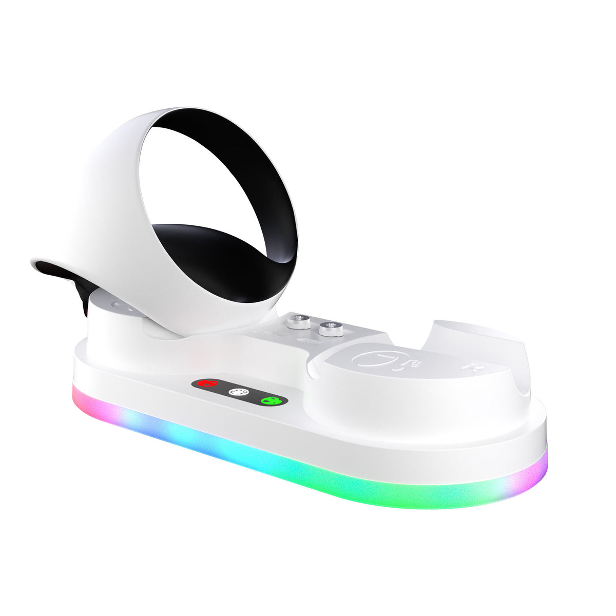 For PS VR2 Controller Charging Dock with RGB Light