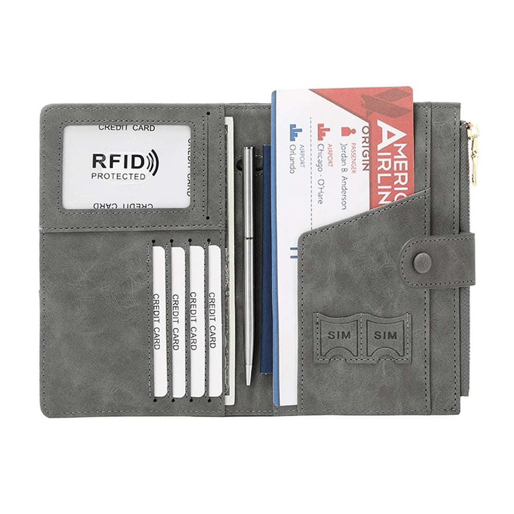 navor PU Leather Passport / Travel Document Holder