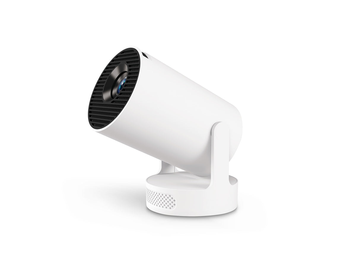 navor Smart Projector 720P, WiFi 6, Bluetooth 5.4, Android 11, 180° Stand