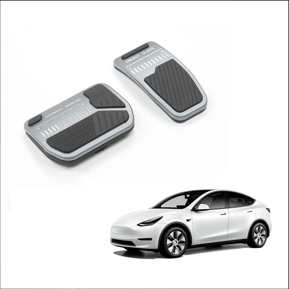 navor Aluminum Anti-Slip Pedal Covers for Tesla Model 3 / Model Y (2017-2022)