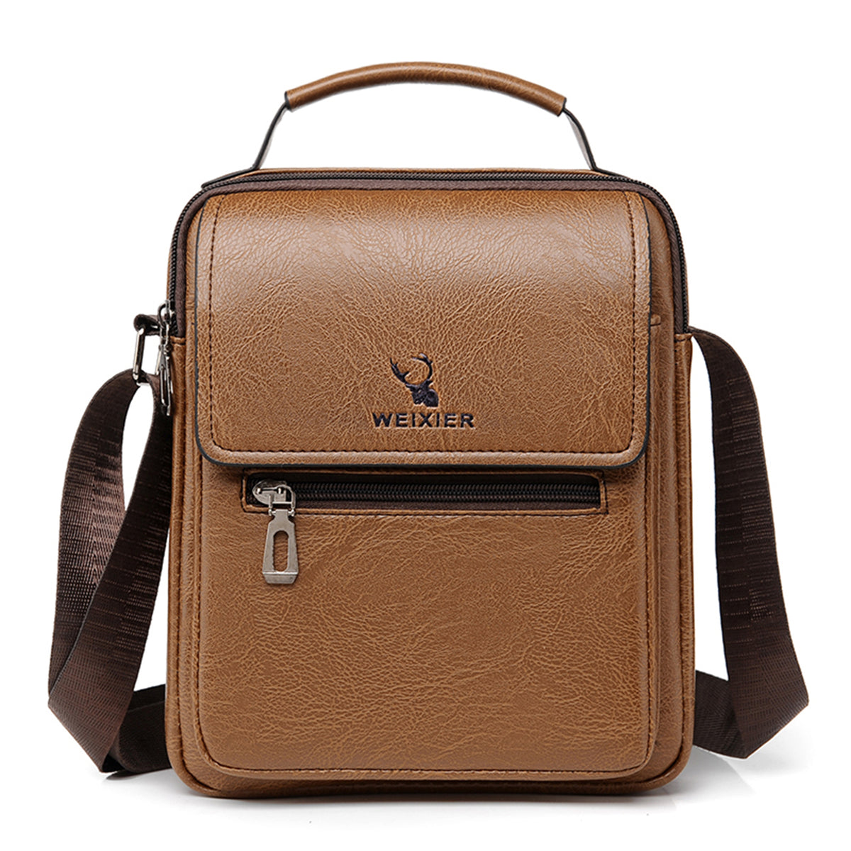 navor Men's Small Multipurpose PU Leather Shoulder/ Messenger Bag