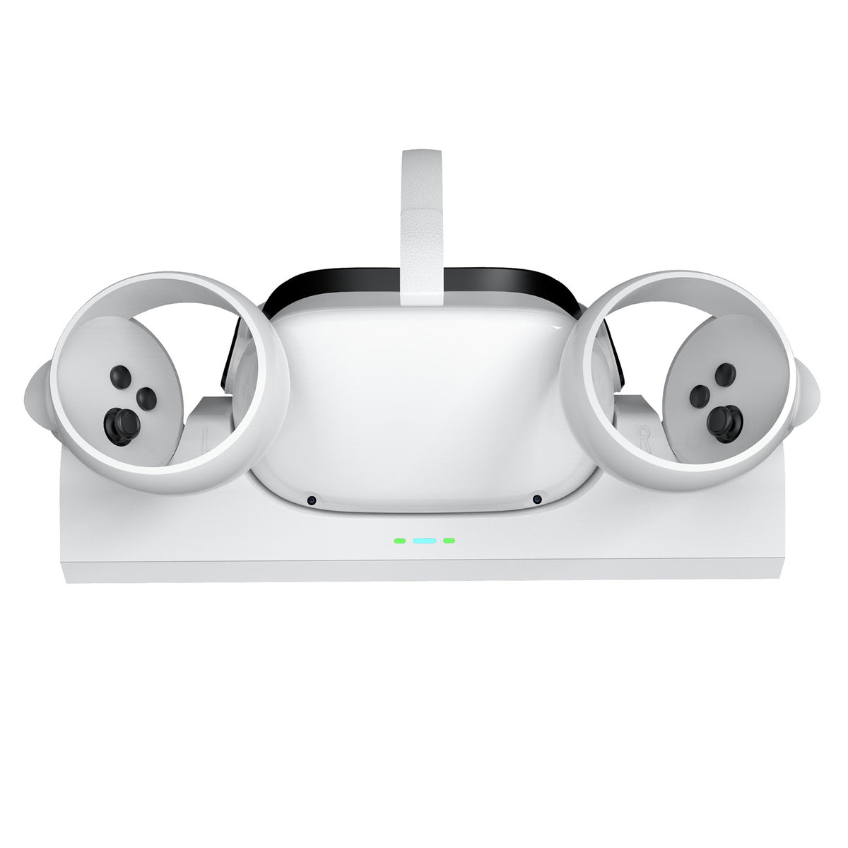 navor VR Charging Dock for Oculus Meta Quest 2 Station, Magnetically Charge Headset and Controller