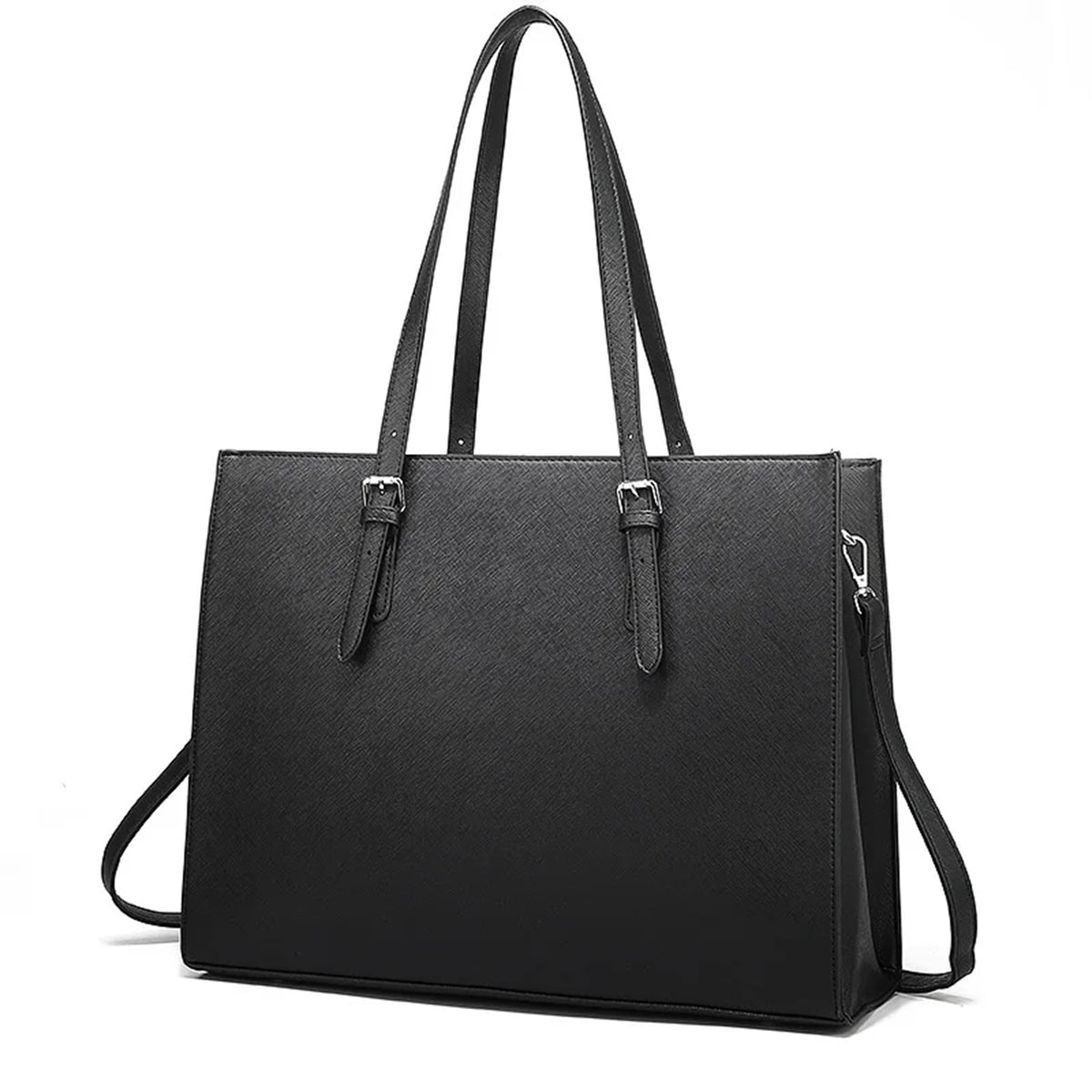 navor Women Tote Handbag fits 15.6 inches Laptop PU Leather, for Business Work & Travel