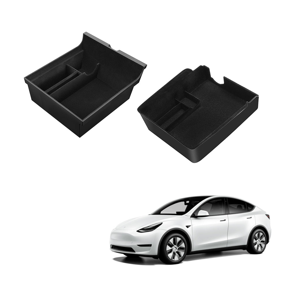 navor 2 Pieces Center Console Organizer Tray Compatible with Tesla Model 3 Model Y 2023 2022 2021
