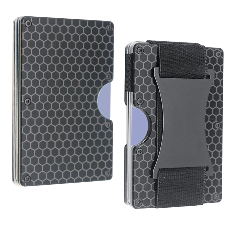 navor Slim Minimalist Wallet with Money Strap, RFID Blocking