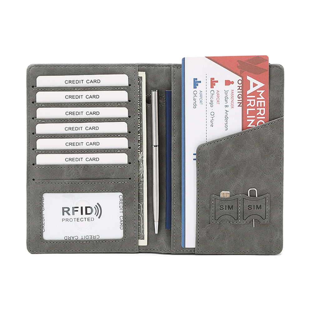 navor PU Leather Passport / Travel Document Holder