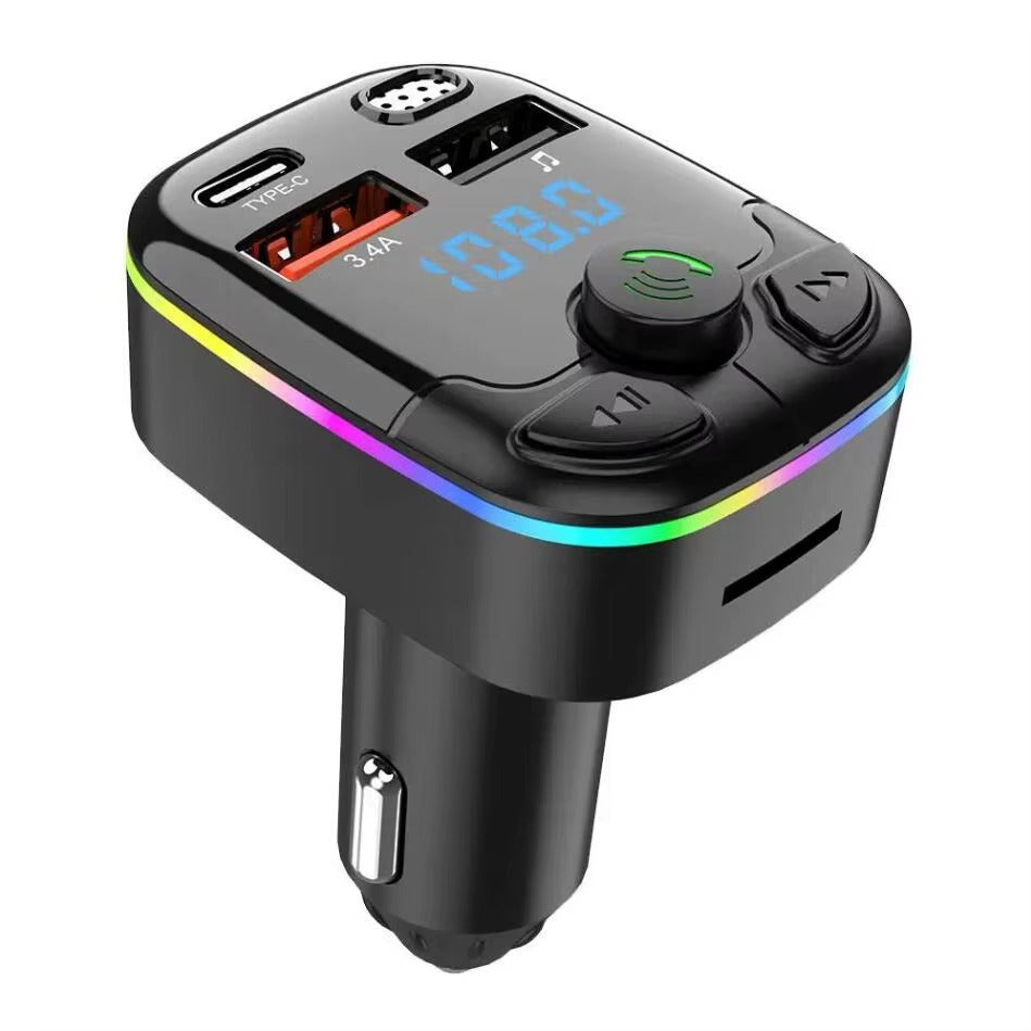 Navor Bluetooth FM Transmitter, Hands-Free Car Adapter with 3.4A Charger