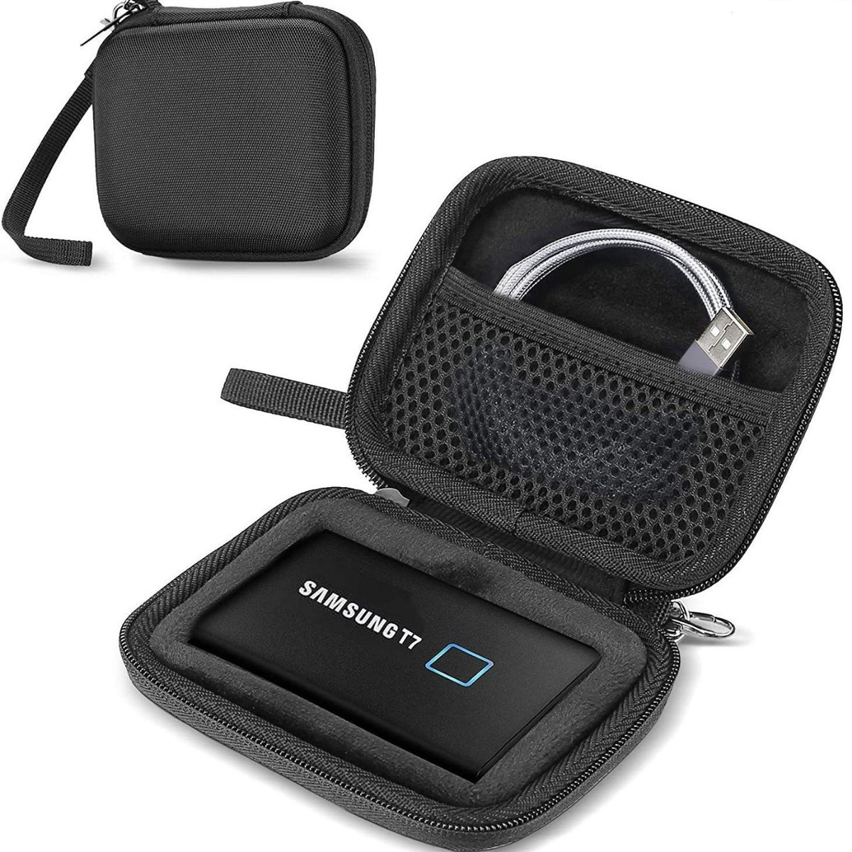 Navor Hard Carrying Case for Samsung T7 Shield / T7 Touch / T7 Portable SSD 500GB–4TB