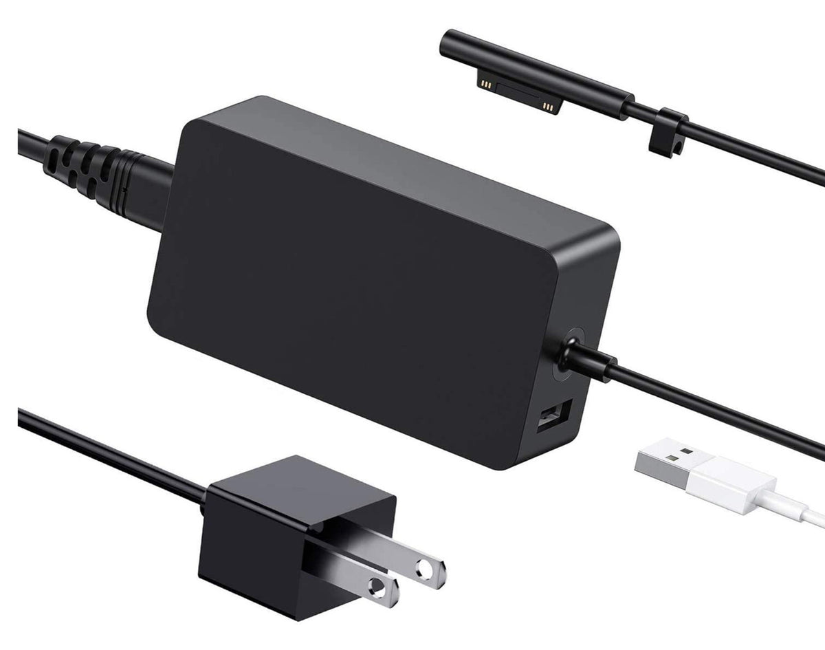 navor 65W Surface Charger for Pro 11/10/9/8/7+/7/6/5/4/3/X, Laptop 6/5/4/3/2/1, Go 3/2/1, Book 3/2/1, Studio 1 i5