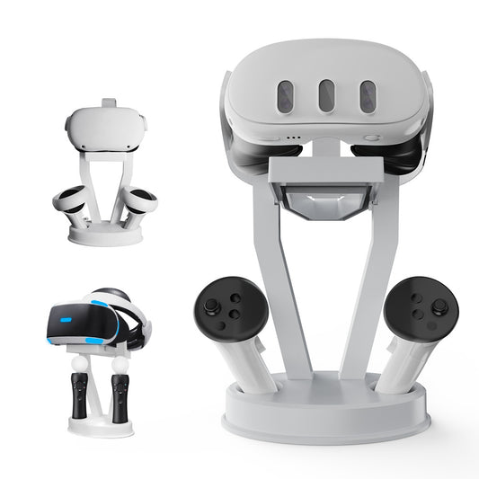 Universal VR Headset Stand Compatible with Apple Vision Pro, Meta Quest 3, Quest 2, PS VR & PS VR2 Headsets