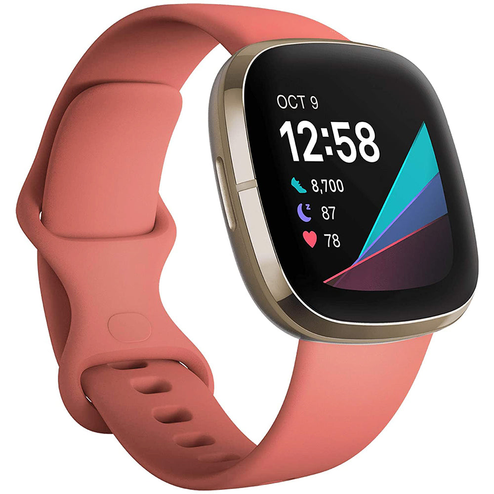 Fitbit Versa 3 / Fitbit Sense Soft TPU Sport Replacement Wristband