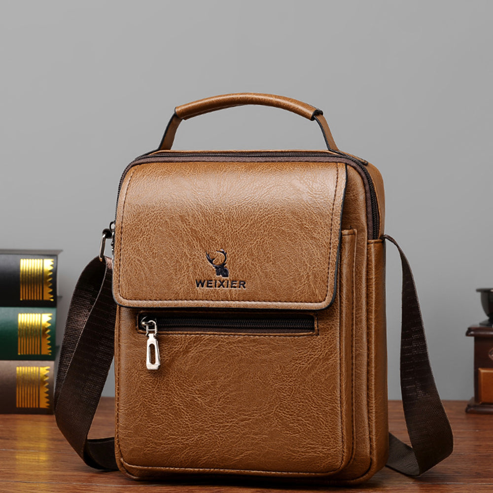 navor Men's Small Multipurpose PU Leather Shoulder/ Messenger Bag