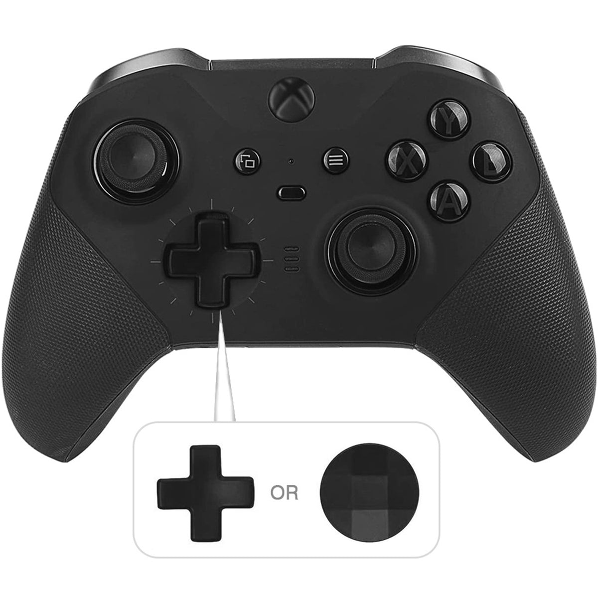 navor 14-in-1 Metal Thumbsticks Kit Compatible with Xbox One Elite Series 2 Controller & Core