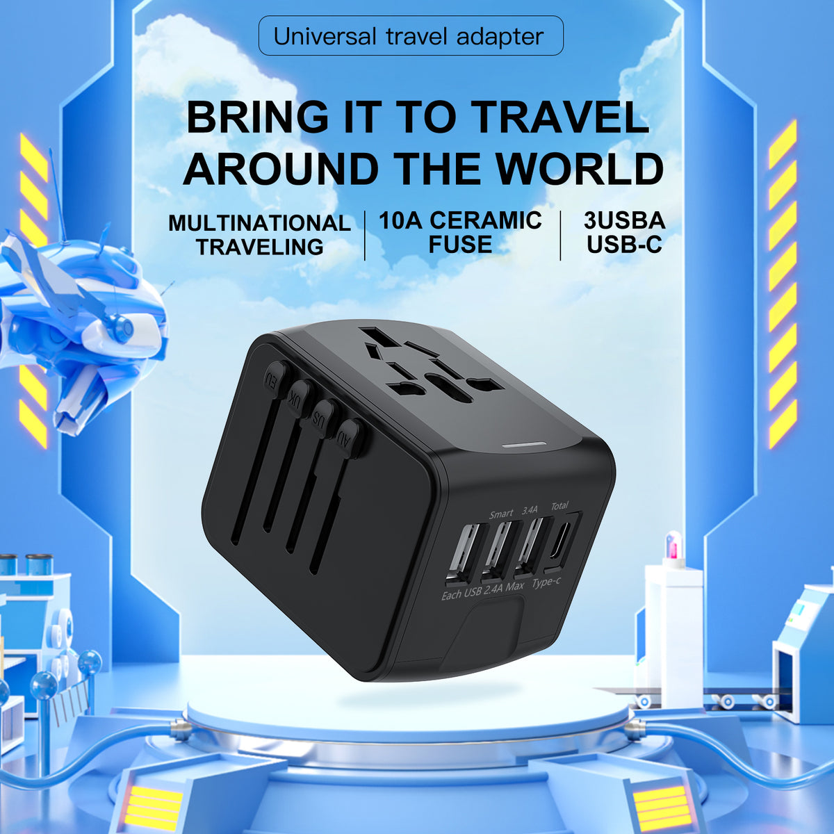 Universal International Travel Power Adapter