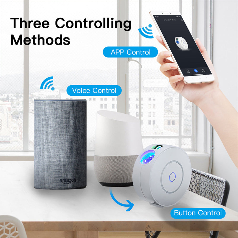 navor Starry Projector Light with Timer, App Control, Voice Control,Moving Star Galaxy