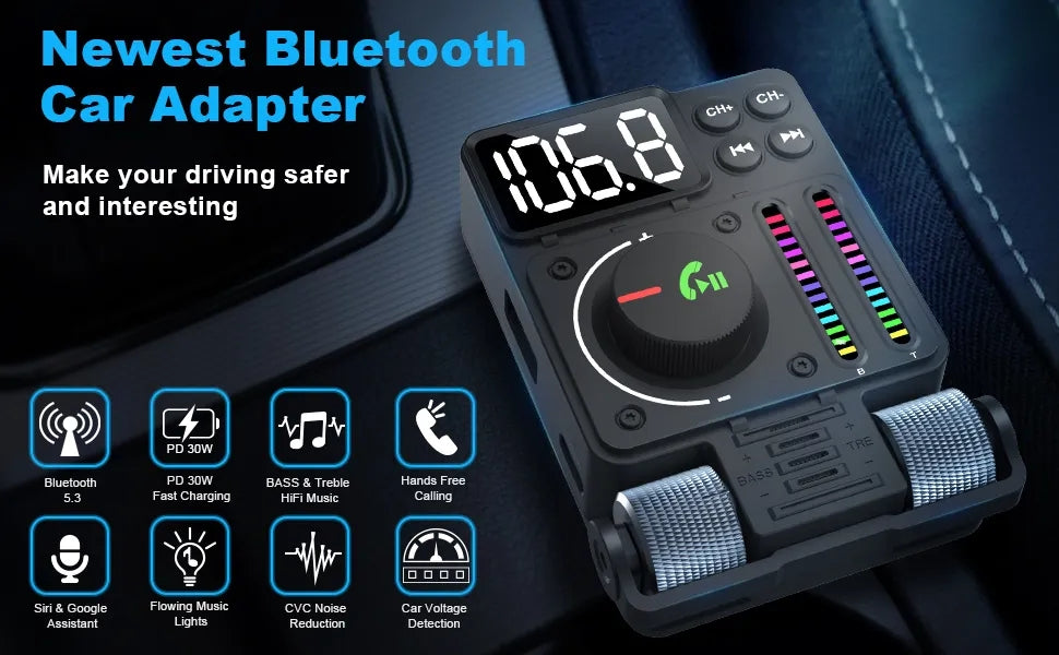 navor Car Wireless FM Transmitter