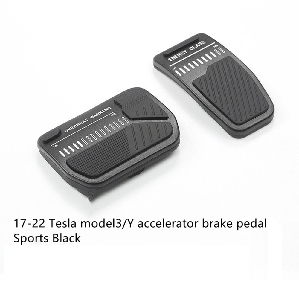 navor Aluminum Anti-Slip Pedal Covers for Tesla Model 3 / Model Y (2017-2022)