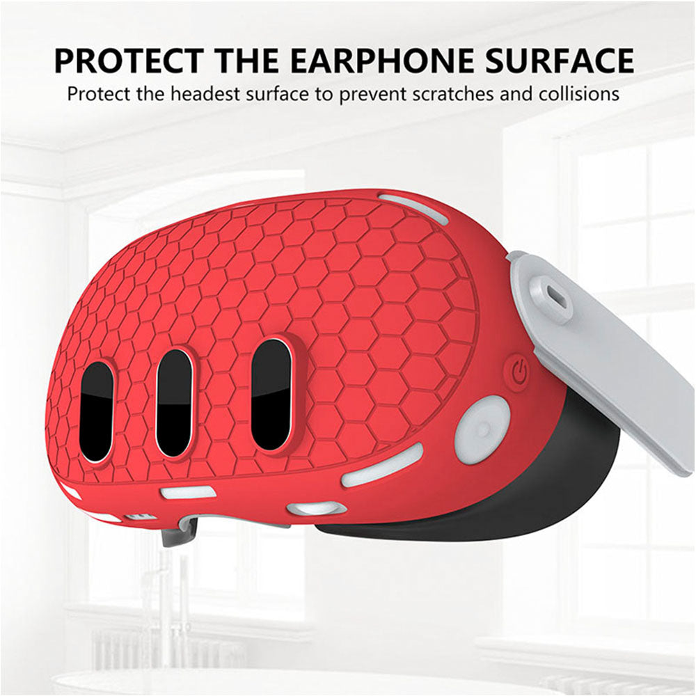 navor 7 in 1 Silicone Protective Case Cover Set for Meta Quest 3 VR Accessories