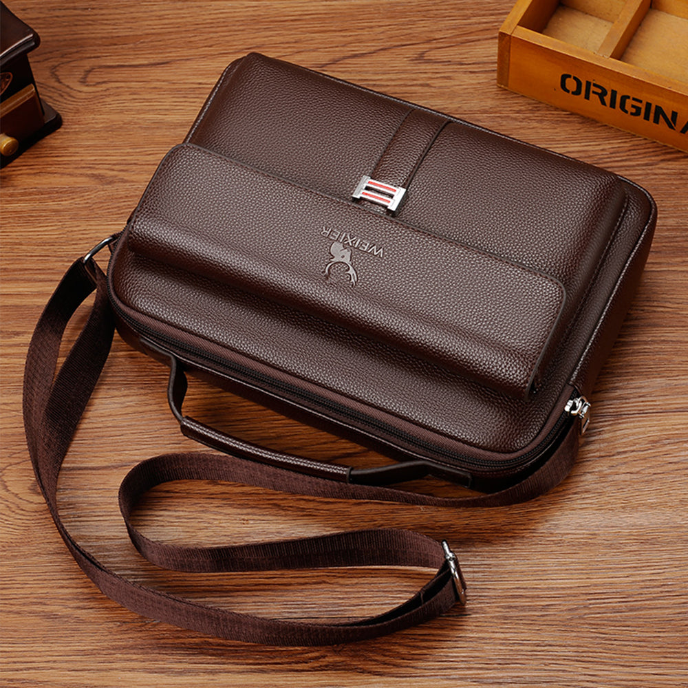 navor Men's Small Multipurpose PU Leather Shoulder/ Messenger Bag