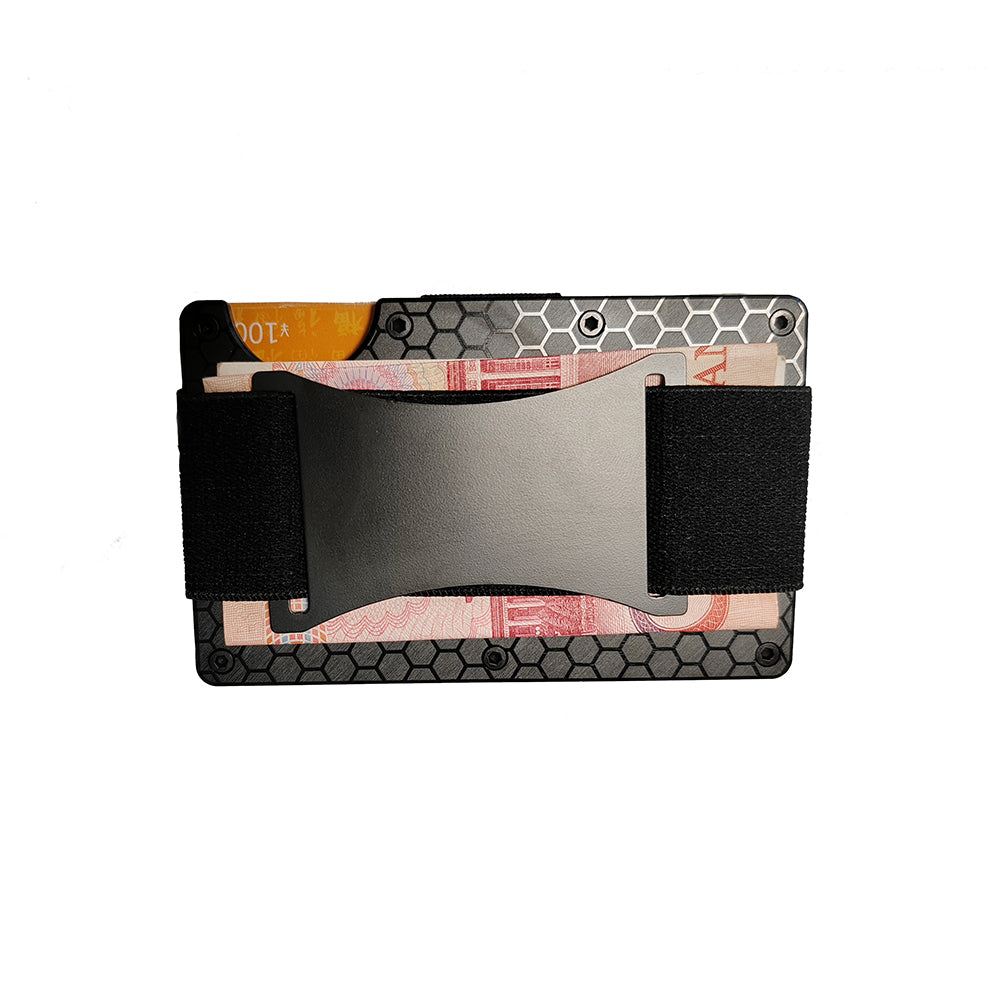 navor Slim Minimalist Wallet with Money Strap, RFID Blocking
