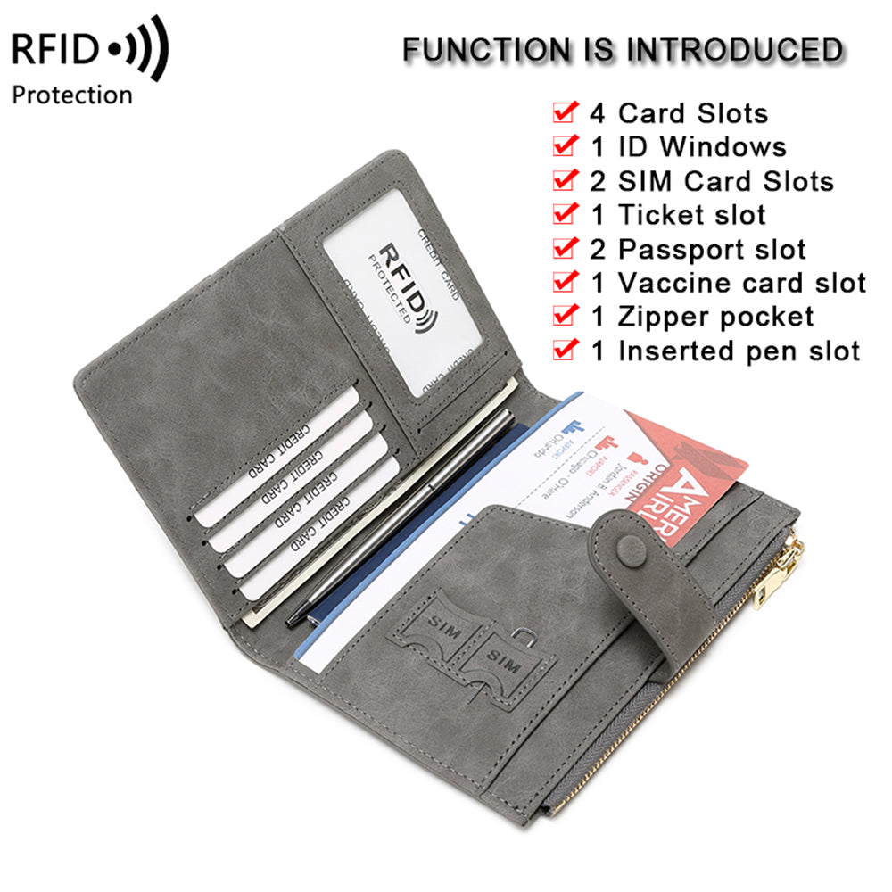 navor PU Leather Passport / Travel Document Holder