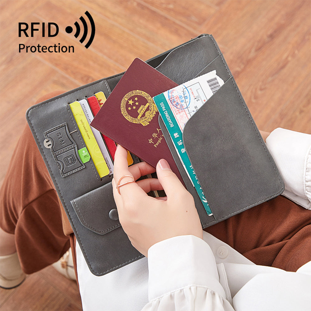 navor PU Leather Passport / Travel Document Holder