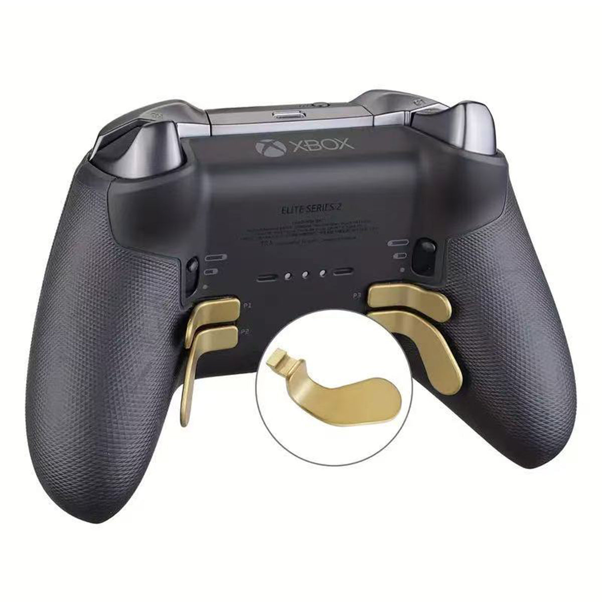 navor 4pcs Stainless Steel Back Paddles Trigger Locks for Xbox Elite Controller