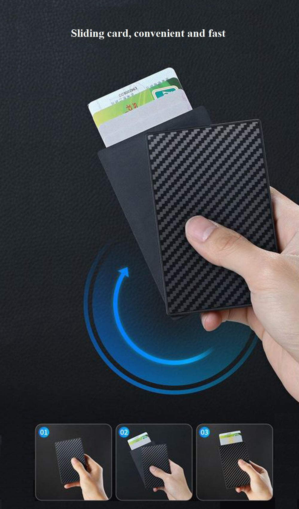navor Pop Up Minimalist Wallet with RFID Blocking, Slim & Lightweight Wallet