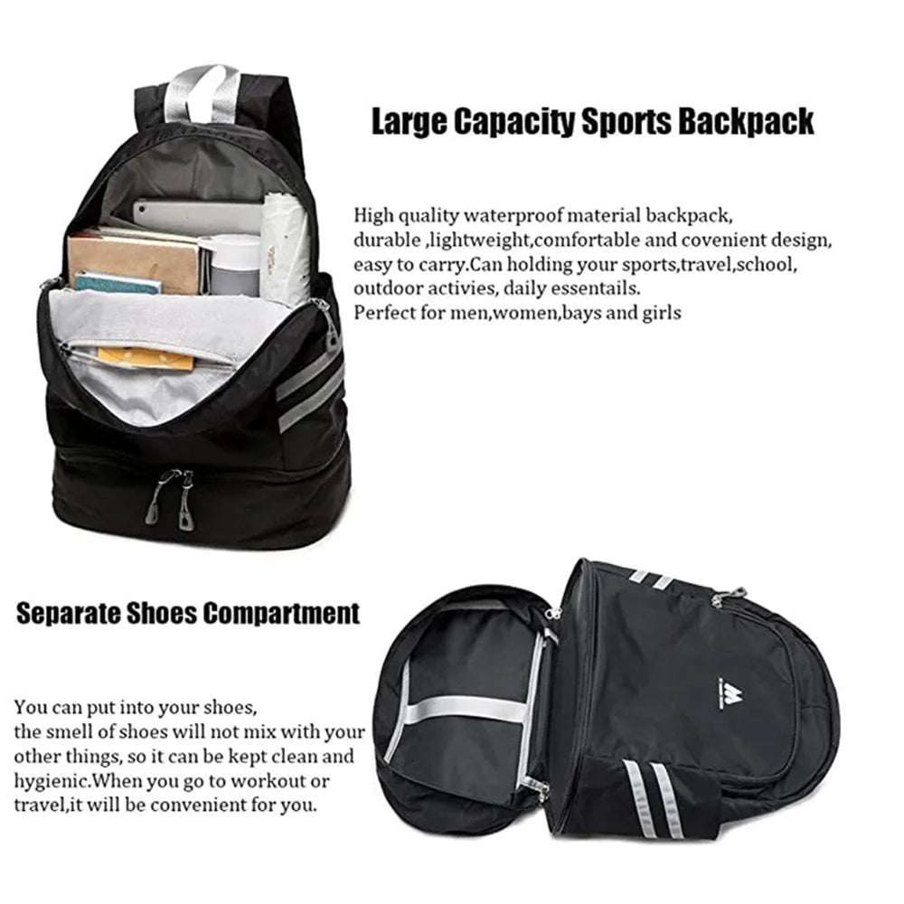 navor Women's Waterproof Multi-Functional Backpack with Shoe Compartment