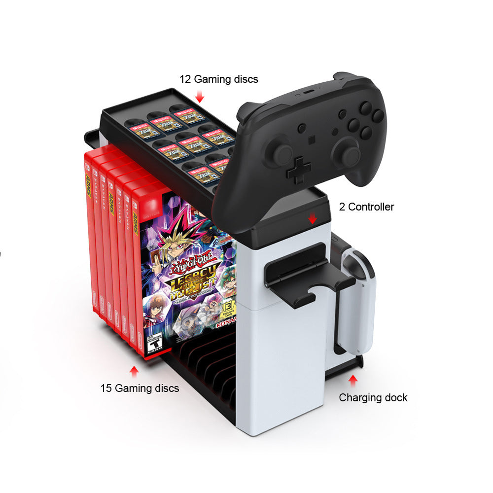 navor Multifunctional Games Organizer with Charging Station for Nintendo Switch & NS-OLED