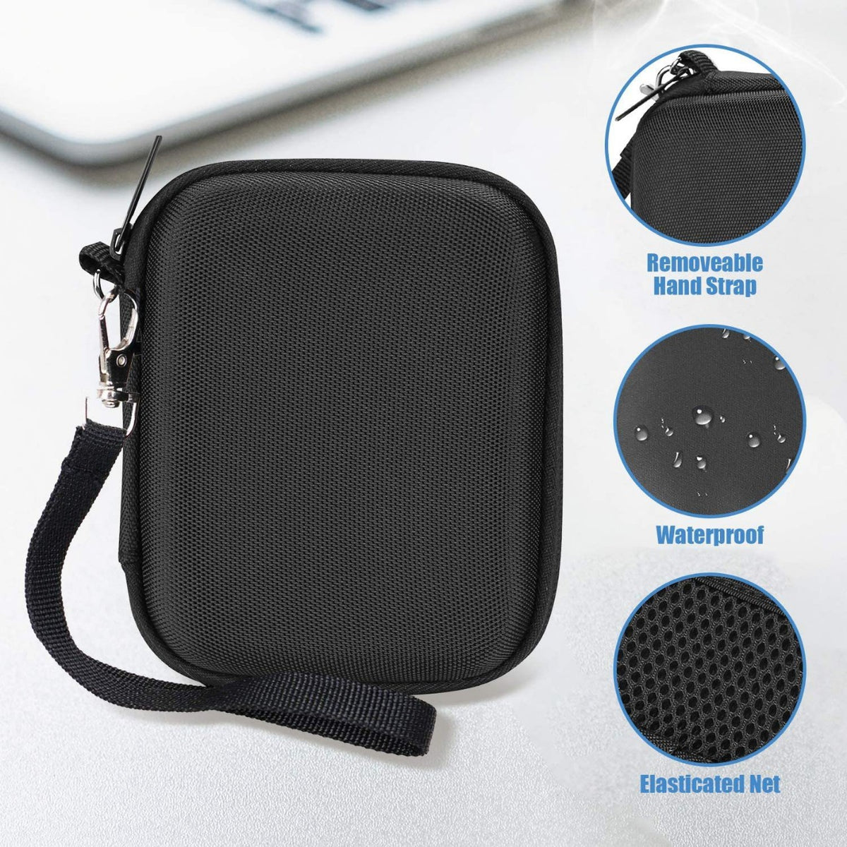 Navor Hard Carrying Case for Samsung T7 Shield / T7 Touch / T7 Portable SSD 500GB–4TB