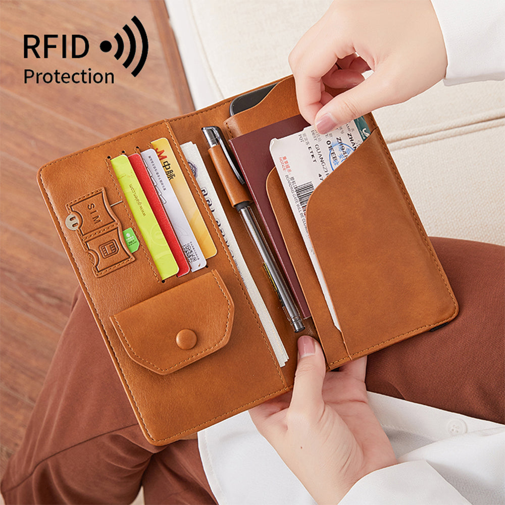 navor PU Leather Passport / Travel Document Holder
