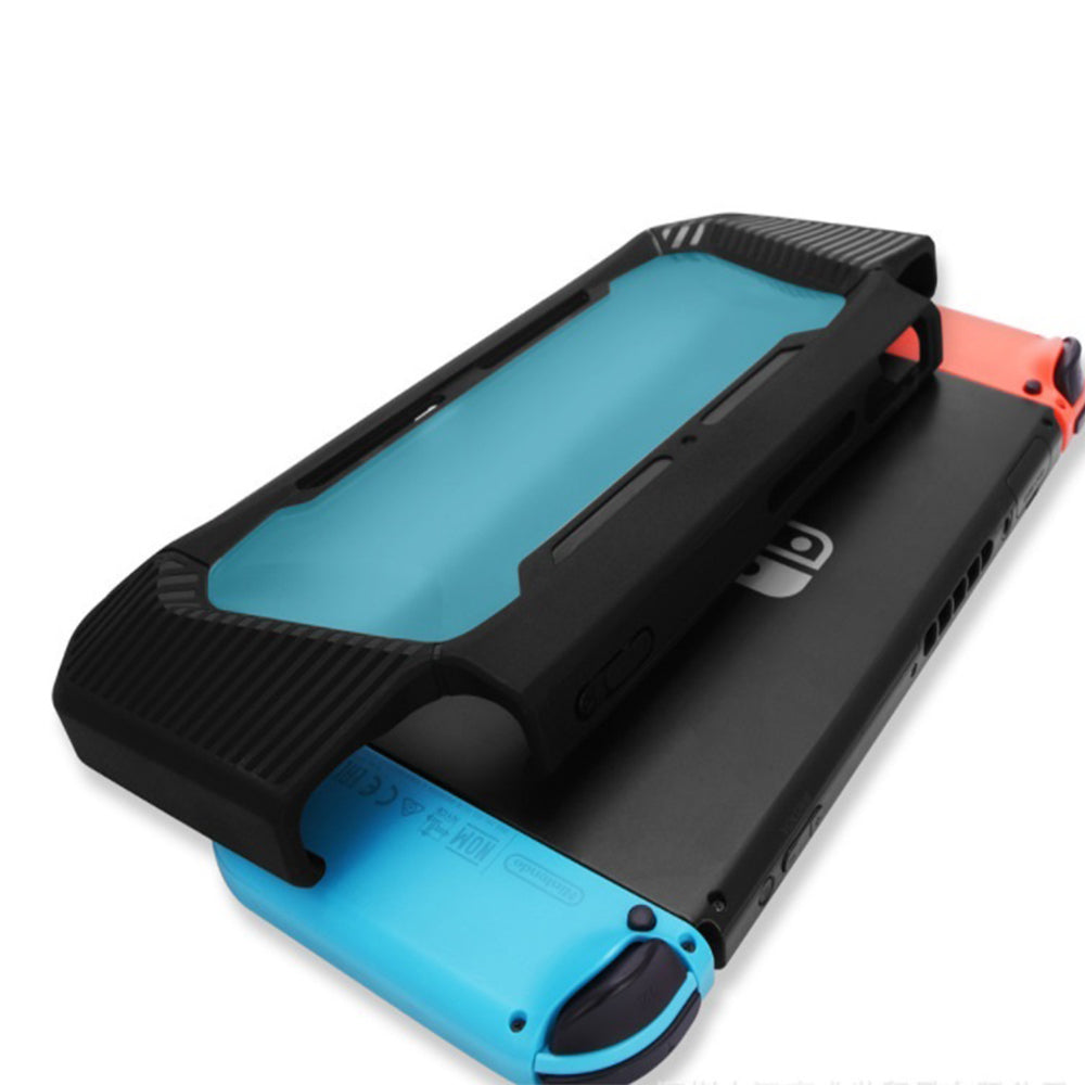 navor Rugged Protective Cover & Screen Protector for Nintendo Switch, with 2 Thumb Grips Caps