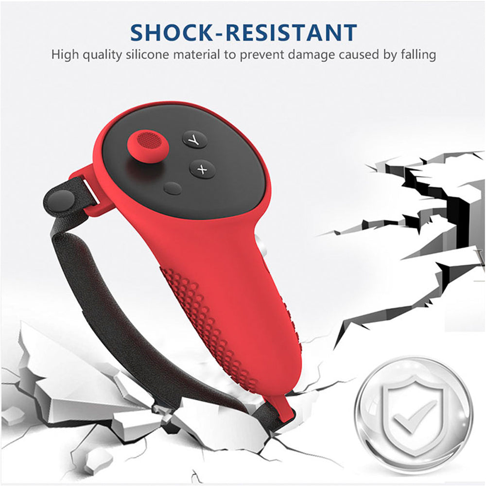 navor 7 in 1 Silicone Protective Case Cover Set for Meta Quest 3 VR Accessories